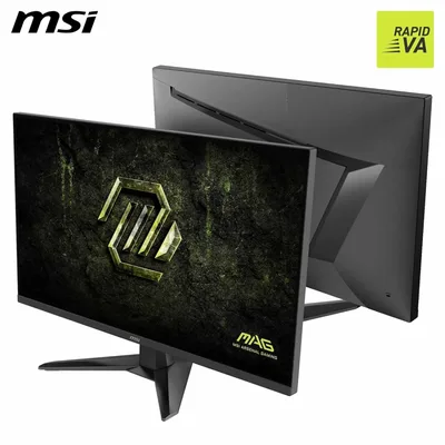 MSI MAG 325QF E18V Monitor, 32" Rapid VA Display, 2K WQHD Resolution, 180Hz Refresh Rate, 0.5ms (GtG) Response Time, Adaptive-Sync Technology, Black