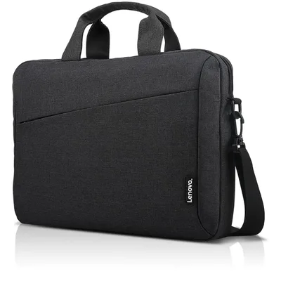 Lenovo Laptop Shoulder Bag T210 up to 15.6" Laptop Sleek Durable & Water-Repellent Fabric Lightweight Toploader - Black
