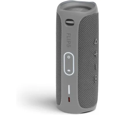 JBL FLIP 5 Waterproof Portable Bluetooth Speaker JBL Original, Powerful Sound Pro Sound WaterProof 12 Hours Battery Life - Gray