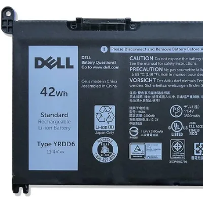 DELL YRDD6 Laptop Battery for replaceable Dell Inspiron 7586 5482 5485 5491 3310 2-in-1 3493 3582 3593 3793 5493 5593 5480 5590 5591 5594 5598 15 3583 3584 Vostro 3491 5481 5581 5490 5590 VM732