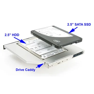 Universal 9.0mm HDD Caddy For Laptop 2.5"