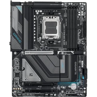 GIGABYTE X870 Gaming X WIFI 7 AMD X870 Chipset, AMD Socket AM5, Dual Channel DDR5, WIFI EZ-Plug, Friendly UI, Ultra-Fast Storage, EZ-Latch Click