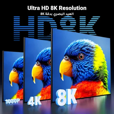 UGREEN 80403 HDMI 2.1 Cable, 2M, Resolution 8K/60Hz 4K/120Hz, Ultra High HD, Male to Male, HDR 10+, Dolby Vision, Bandwidth 48Gbps, Dynamic HDR, 3D video Black