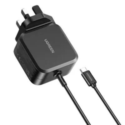 UGREEN 67W GaN Ultra Fast Charging Power Adapter with 3 DC Connectors Compact and Portable Design USB C Fast Charge Compatible with HP Asus Acer Lenovo Laptop iPad iPhone Macbook Pro
