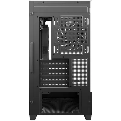DeepCool CG380 4F Panoramic ATX Mid-Tower Case 3x Pre Installed ARGB Fans , Support Back Connectors & Up to 360mm +240mm Radiators, Front 2x USB3.0 1x USB C , Black