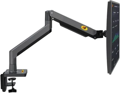 NB North Bayou Monitor Arm Full Motion Swivel Monitor Mount with Gas Spring for 22''-40'' Monitors with Load Capacity up to 26.4lbs Height Adjustable Monitor Stand G45