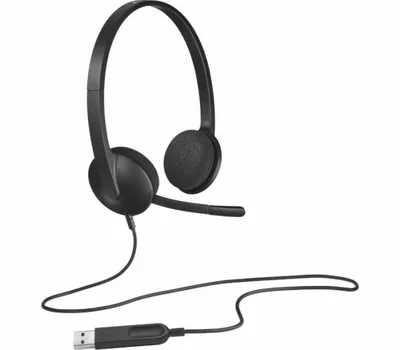 Logitech USB Headset H340, Stereo, USB Headset for Windows & Mac