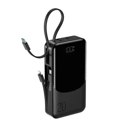 JOYROOM JR-PC2 20000mAh 22.5W Power Bank with 3 Built-in Cables