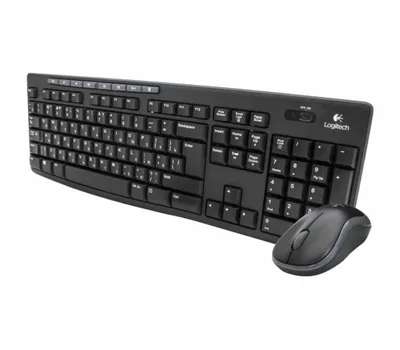 Logitech MK270 Wireless Keyboard and Mouse Combo (Black)