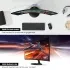 SAMSUNG 24" Essential S3 (D362) Full HD 1800R Curved 100Hz, Game Mode, Advanced Eye Comfort, HDMI & D-sub Ports , Black