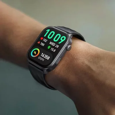 Mcdodo IW-7570 - Smart Watch Fit Series, 2.01" TFT Display, GPS, 100+ Sports Modes, Health Monitoring, Bluetooth Calls, 10m Water Resistance - Black
